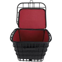 Металевий кошик на велосипед, спереду/ззаду, знімний кишеньковий відсік, кріплення на кермо, для собак, тварин, фруктів