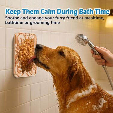 Силіконові килимки для котів та собак Bau+Grün-US (чорний+жовтий, S) - уповільнена годівля, 60 присосок