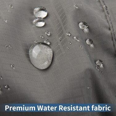 Дощовик для собак середнього розміру JoyDaog Premium з капюшоном, сірий, розмір L. Водонепроникна куртка для активного відпочинку та прогулянок.