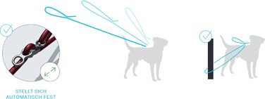 Поводок для собак Vario Comfort SkyBlue S