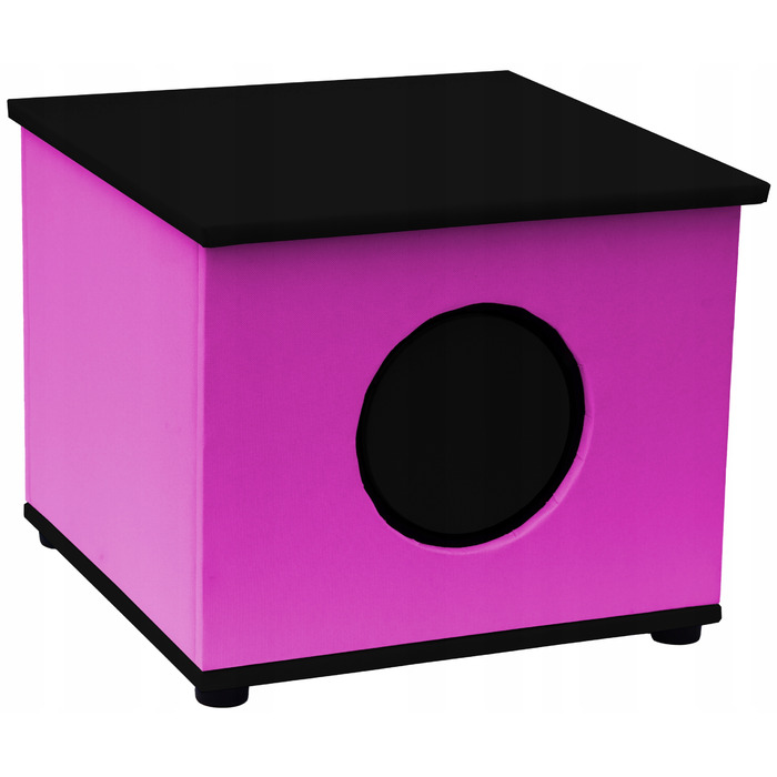 Будиночок для кота Mr. Riddick, багатоколірний, квадратний (43 см x 41,5 см x 34 см)