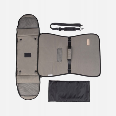 Універсальний переноска для собак Carinio, чорна, 50 x 28 x 28 см