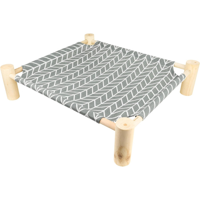 Настінна лежанка-гамак для котів з дерев'яною рамою – зручний та стильний відпочинок, ідеально для релаксу та спостереження