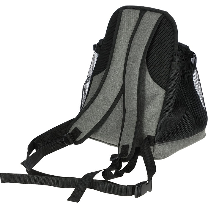 Переноска для тварин Kerbl Vacation Fronttasche, сіра/блакитна, 31x24x38 см