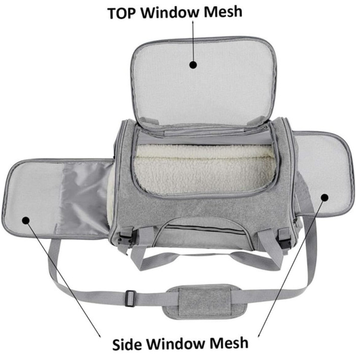 Шкіряний рюкзак-переноска для котів та собак SHINEOFI: дихаючий, з регульованим ременем, для подорожей та активного відпочинку