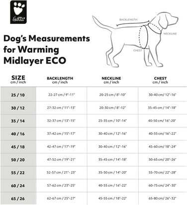 Тепла підкладка-кофта для собак Hurtta ECO (60 см, Blackberry, Чорний)