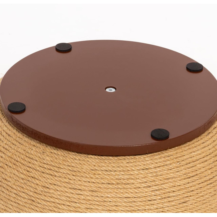 Котяча дряпальня з миски CanadianCat - лежанка з сизалю, 45x45x16 см