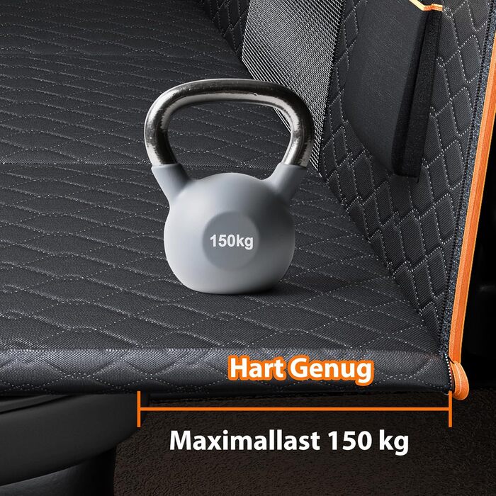 Кришка для автосидіння для собак JOEJOY: водонепроникна, стійка до подряпин, нековзна, з жорсткою основою