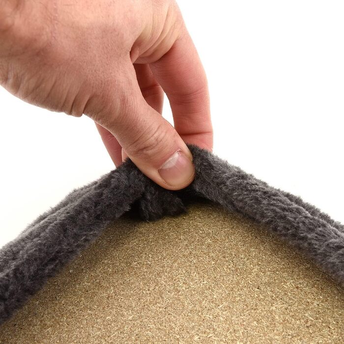 Килимок для котів на підвіконня Snuggly Place, великий, 75 x 35 см, антрацит