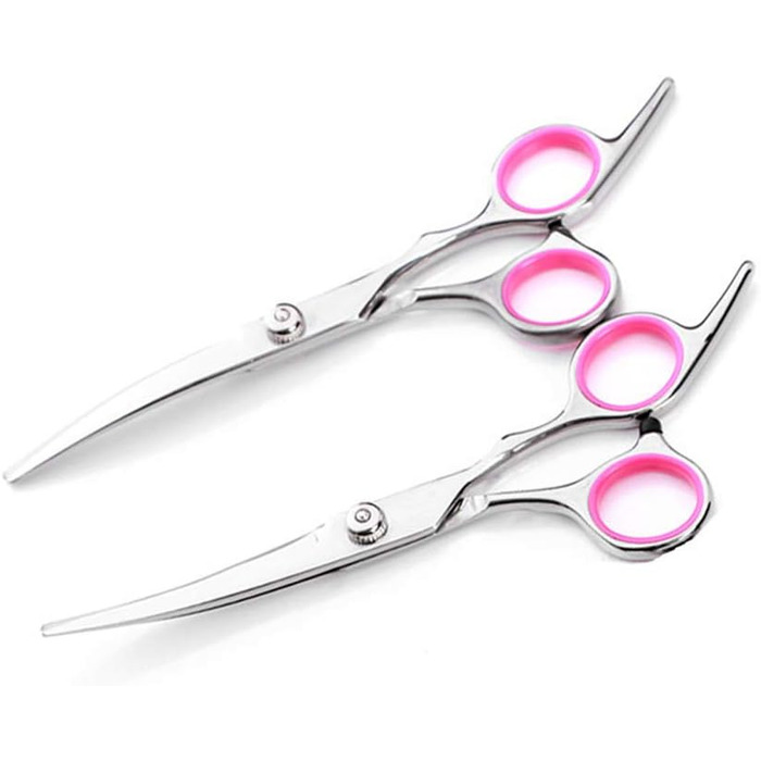 Професійний набір для грумінгу домашніх тварин 6.0 дюймів, витончена випрямна висічна ножиця з нержавіючої сталі для собак, для салонів краси та грумінгу