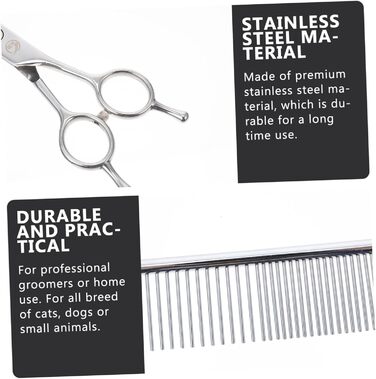 Ножиці для стрижки собак INOOMP з нержавіючої сталі, тример для грумінгу домашніх тварин, професійний інструмент для догляду за шерстю