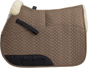 Підкова Engel Reitsport SCHABRA1AP-D-SCH: підкова з ламінової овчини, чорна, середнього розміру для конкурного верхового лижника