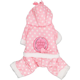 Теплий зимовий одяг для собак, теплий та потовщений зимовий одяг для собак, одяг для собак, дружній до шкіри, цілісний одяг з капюшоном для домашніх тварин у холодну погоду для маленьких, середніх собак