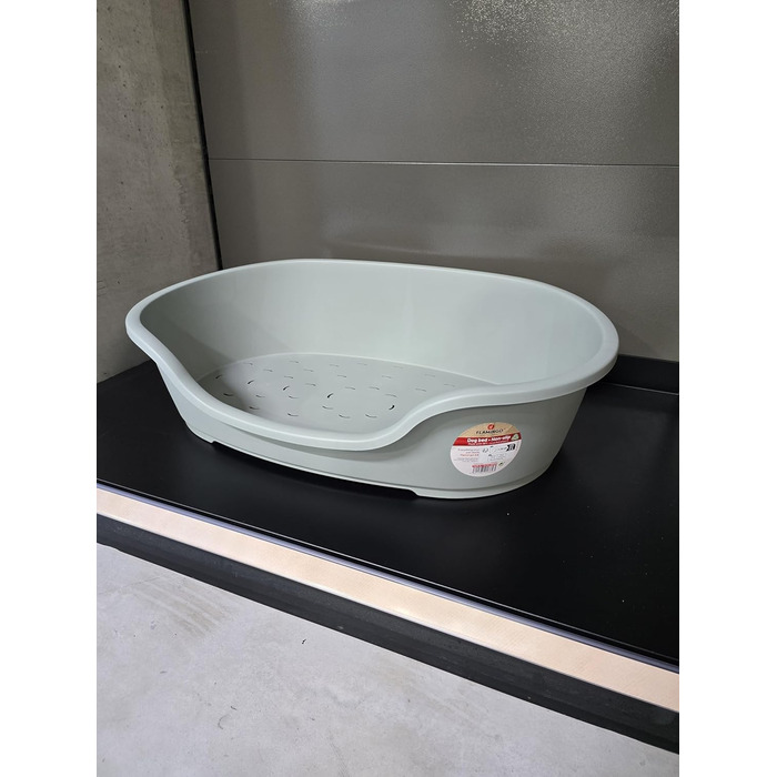 Крізь для собак Flamingo Tuck - Овальне, Зелене, Розмір M (70x47x22 см) | Практичне, Стильне, Легко Мити!