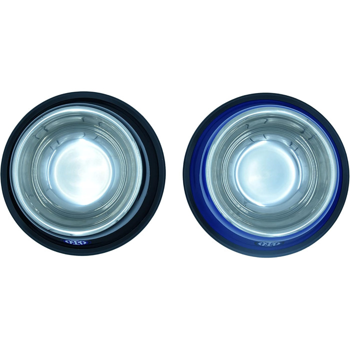 Набір мисок для собак та котів Only4fan PETBOWLSET18INTER, чорний, розмір M, унісекс