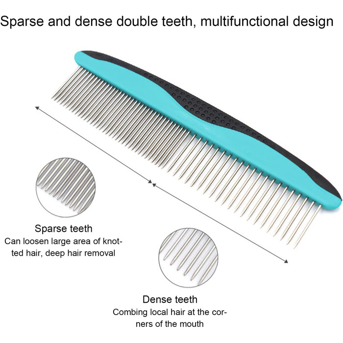 Тример для догляду за кігтями домашніх тварин, нержавіюча сталь, набір з гребінцем, безпечний та зручний інструмент для маленьких собак