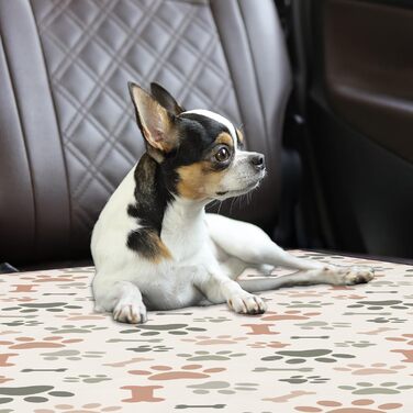 Килимок для тварин для дому та вулиці 127 x 152,4 см, зручний, водонепроникний, для пікніків та подорожей, складаний, зелений/коричневий