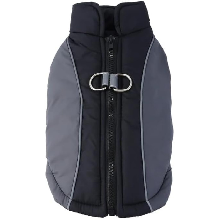 Зимовий теплий одяг для собак Antel: водонепроникна куртка з D-порогом, для малих та середніх собак (Рожевий, S)