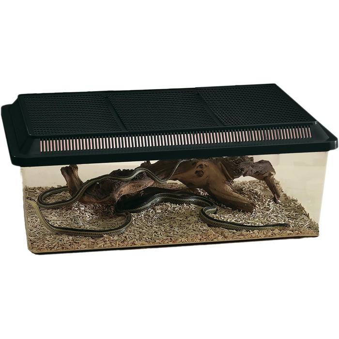 Контейнер для тварин Fauna-Box Low чорний 50,5x30,5x18 см, 18 л