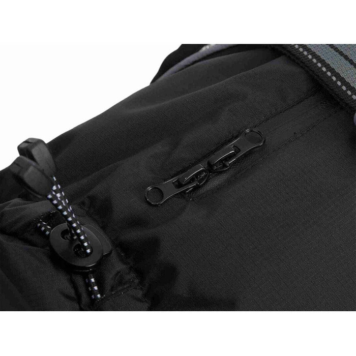 Зимова куртка для собак TRIXIE WINTERMANTE Expore, чорна, водонепроникна, вітронепроникна, 62 см, XS, для прання в машині