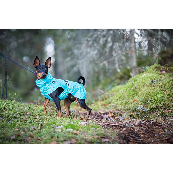 Дощовик для собак Rukka Pets HASE, бірюзовий, 40 см
