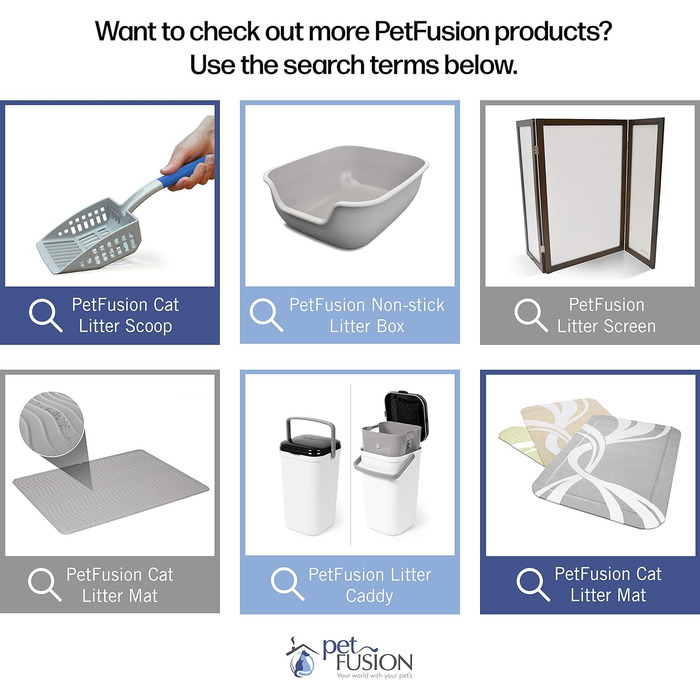 PetFusion BetterBox Велика котяча туалетна коробка, 2 шт. Міцний ABS-пластик, антипригарне покриття для гігієни та легкої очистки