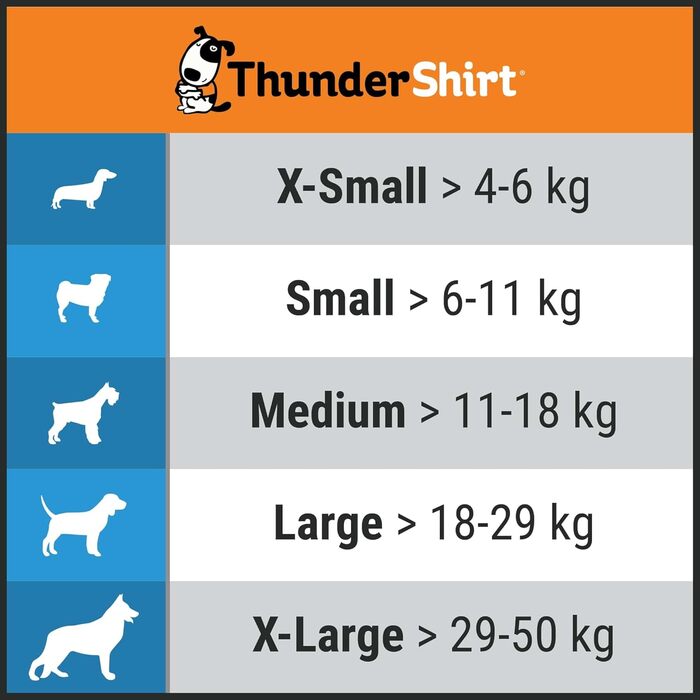 Накидка для собак Thundershirt, сіра (XL, сірий колір)