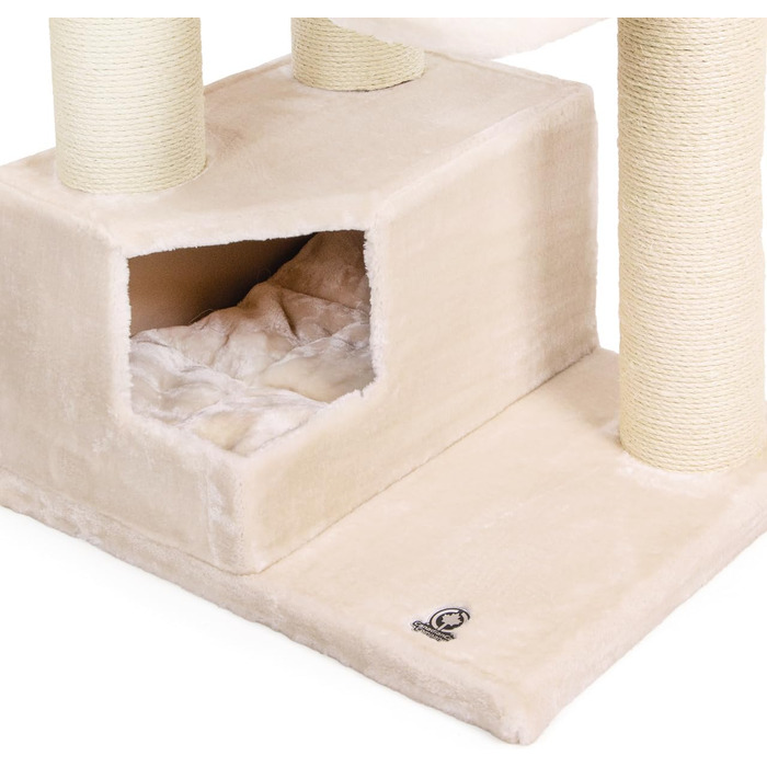 Котячий дряпач CanadianCat Vancouver, сизалеві стовпи 15 см, антрацит, 65x55x140 см