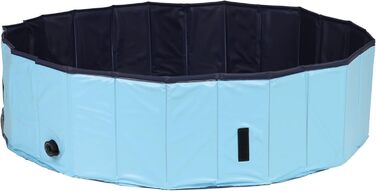 Басейн для собак Trixie, 120×30 см, бірюзово-сірий, пластиковий