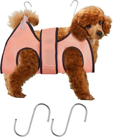 Гамак для тварин Bhoulandi: зручний та дихаючий гамак для котів та собак, армійний зелений, розмір M (S, рожевий)