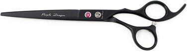 Набір професійних ножиць для грумінгу собак Purple Dragon 7.0 дюймів, 3 шт. з декором зі стразів