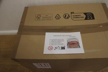 Кошик для велосипеда Marcus Hundefahrradkorb для руля з лози з металевою сіткою та подушкою XL або XXL, натуральний кошик для велосипеда (XL з подушкою)