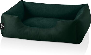 Лежак для собак BedDog Zara S, знімний і праний чохол, подушка, кошик, диван для малих порід