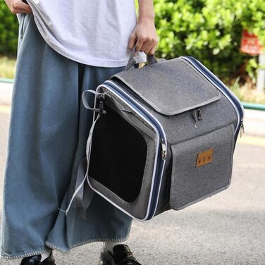 Транспортна сумка для тварин на велосипед - складна, для собак та інших домашніх улюбленців. Безпечна для прогулянок, подорожей та сімейних велопрогулянок