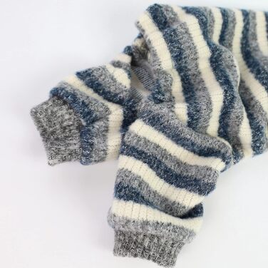 Зимовий одяг для собак Fitwarm: стильний рогатий светр-піжама з довгим рукавом для собак, теплий одяг для котів та собак, сірий, великий розмір