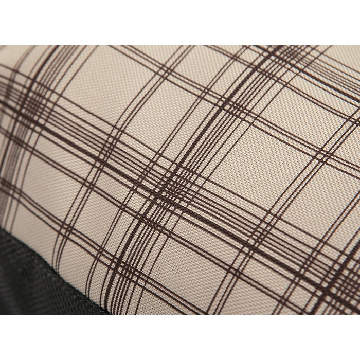 М'яке ліжко для собак, лежанка-матрац, корзина для тварин, 90 x 60 см, R2, в клітинку, бежевий