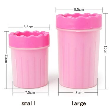 Миска для миття лап собак AXTMR з силікону, блакитна, велика - для чищення та зволоження лап, підходить для собак великих та малих порід