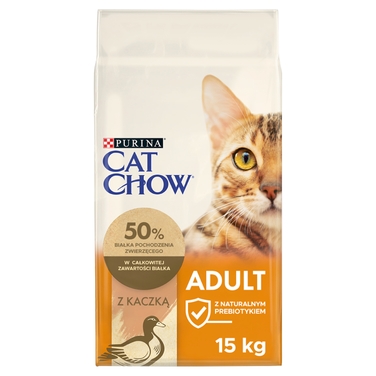Корм для дорослих котів Purina Cat Chow з качкою, 15 кг