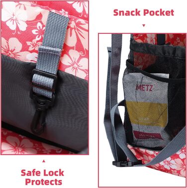 Рюкзак-переноска для кота/маленького собаки/щеня, Cinf - комфортний та безпечний транспортний рюкзак з передньою кишенею, 2.5 кг, квітковий принт