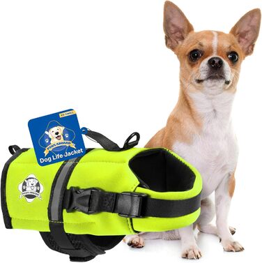 Рятувальний жилет для собак Fido Pet Products, розмір 2XS, жовтий