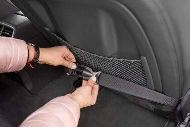 Автокрісло для собак та котів | Чорний велюр, розмір L (57x50 см)