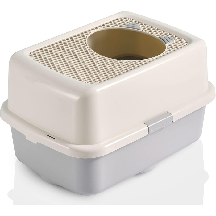 Туалет для котів Smart Paws з кришкою, закритий, контроль запаху, легке очищення, великий для кількох котів