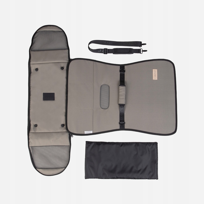 Універсальний переноска для собак Carinio, чорна, 50 x 28 x 28 см