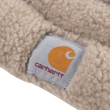 Міцне канвасове ліжко для собак Carhartt, коричневе, Sherpa-матрац, розмір L