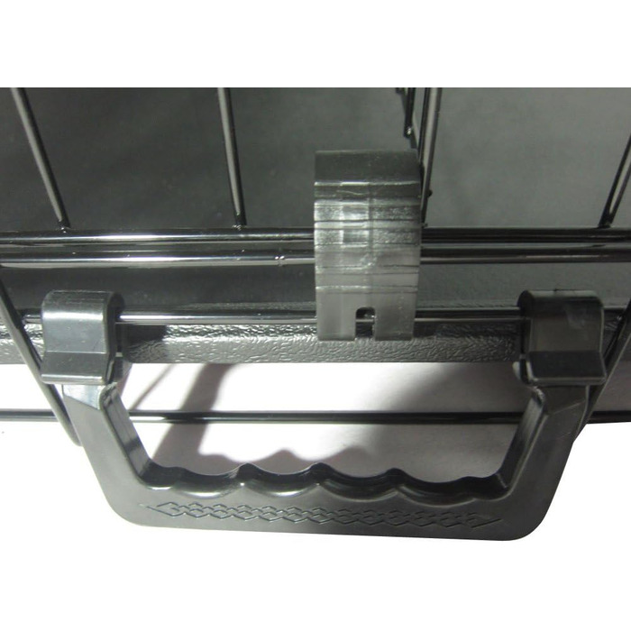 Клітка для собак 42' - складана переноска для собак, металева переноска з 2 дверцятами, переноска для автомобіля, переноска для тварин, переноска для собак з піддоном