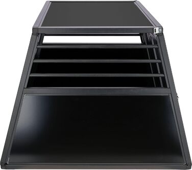 Транспортна переноска для собак Kerbl Vacation, алюміній, 77x55x50 см, з антиковзним килимком, легке очищення