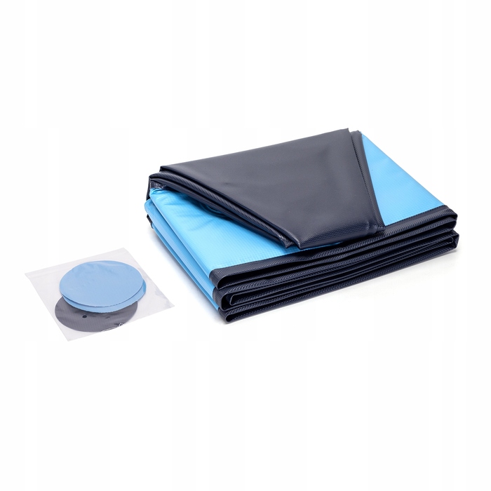 Складальний садовий басейн для собак Nobleza, розширюваний, синій, 120×30 см