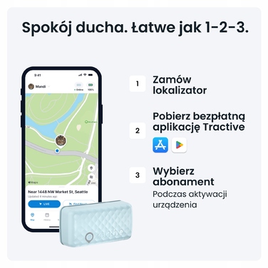GPS-локатор для котів Tractive CAT Mini — світло-зелений