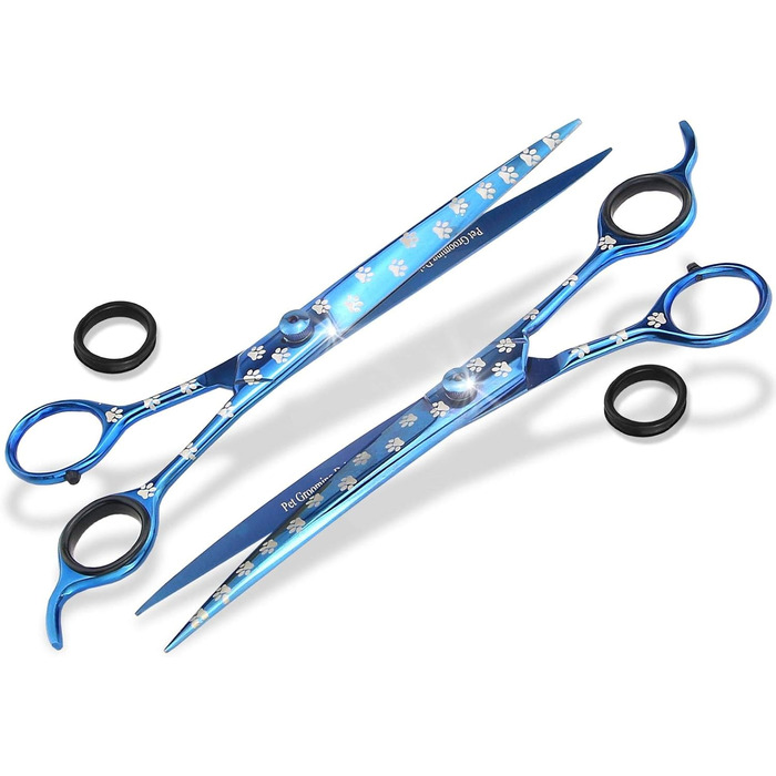 Набір для стрижки собак з 2 частин: професійна шерсть та ножиці для лап TITAN 20,32 см (8 дюймів)