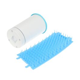 Машина для миття лап тварин Healeved USB, силікон, ротаційна мийка лап для собак і котів, блакитно-білий, 16.4*10.4*2.3 см